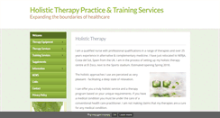 Desktop Screenshot of holistictherapypractice.com