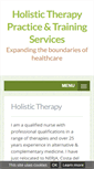 Mobile Screenshot of holistictherapypractice.com